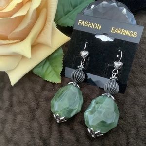 Vintage Style Silver Tone Fancy Dangling Fashion Earrings